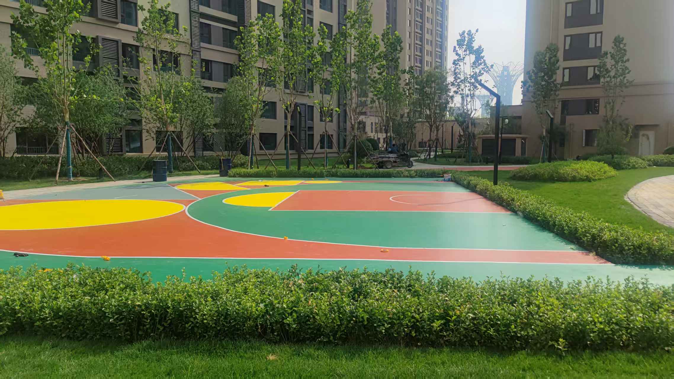 延安市全塑型塑胶跑道塑胶地面 - 价格